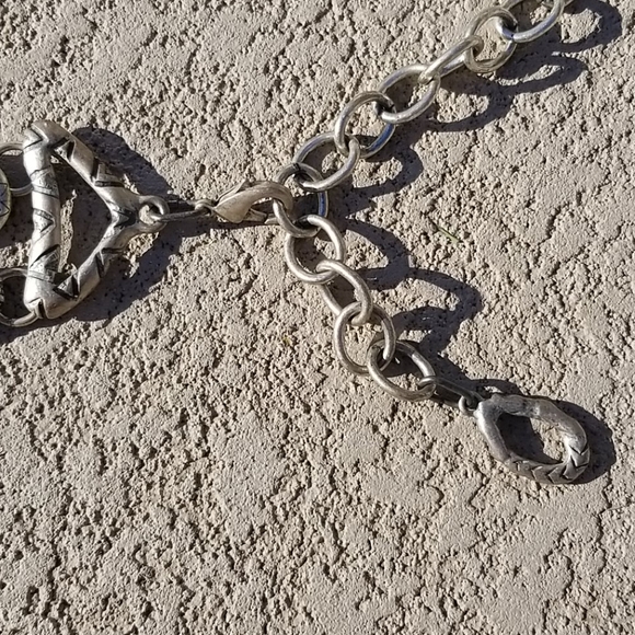 Chico's Metallic Silver Belt - Picture 6 of 7